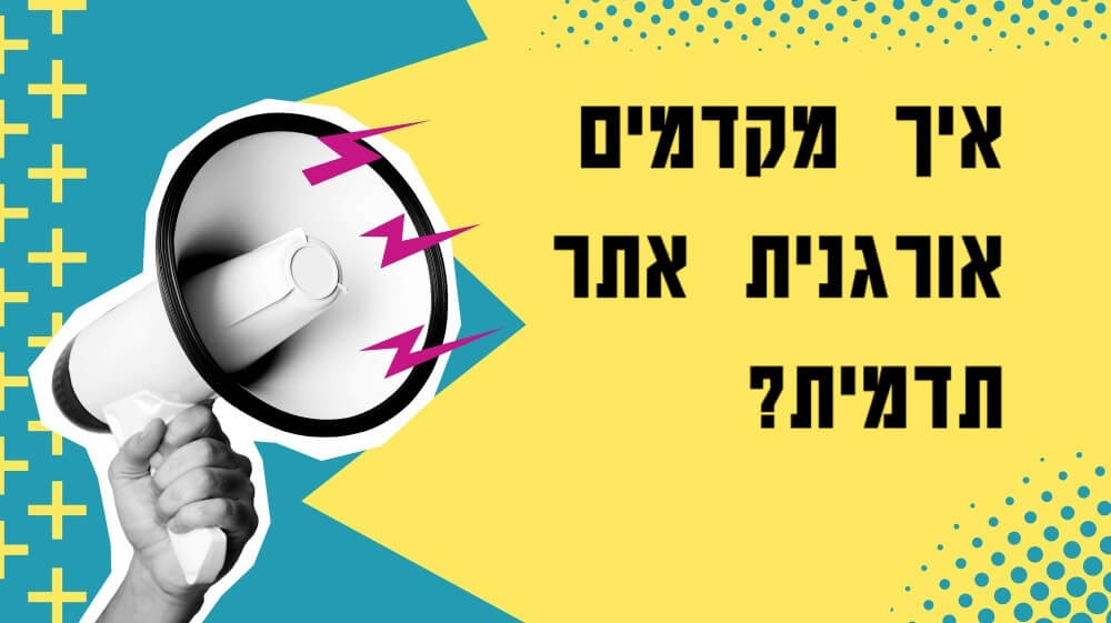 התאמת אתר תדמית לקידום אתרים אורגני