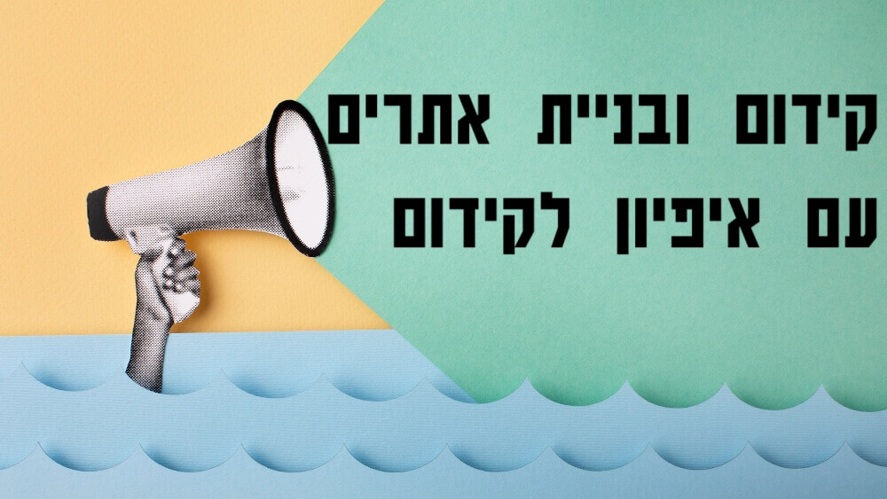 קידום ובניית אתרים עם איפיון לקידום