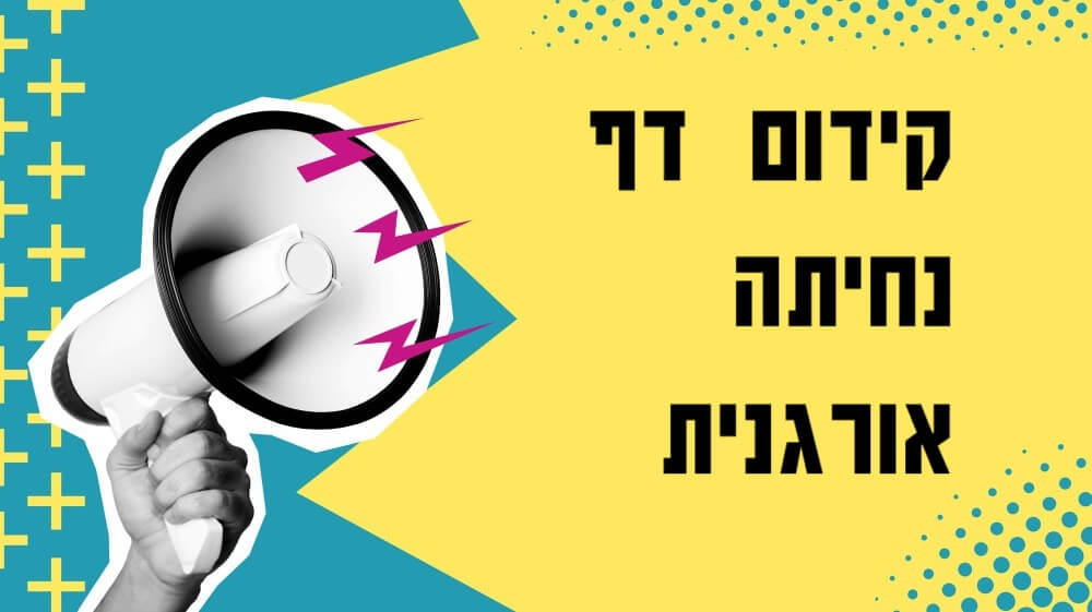האם אפשר לקדם אורגנית דף נחיתה